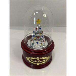MR Christmas Musical Dome Christmas Tree‎ Rotating Figure 75 Anniversary Read